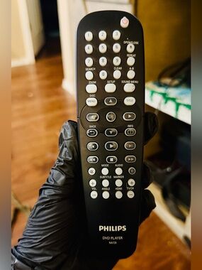 Philips Black Remote Control for DVD Players